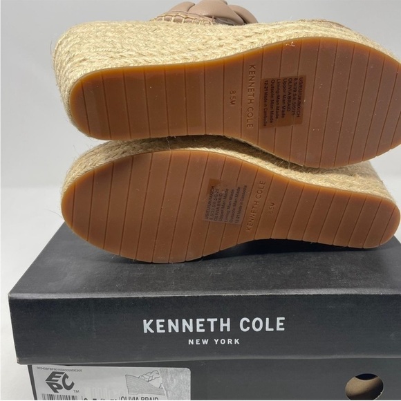 Kenneth Cole Olivia Braided Strap Espadrille Wedge
Platform Sandals - NWT - Picture 11 of 12